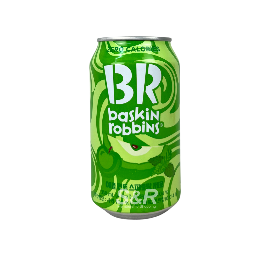 Baskin Robbins Apple Mint Sparkling Water 350mL Baskin Robbins Apple Mint Sparkling Water 350mL